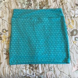 Cotton On- Blue skirt size Large
